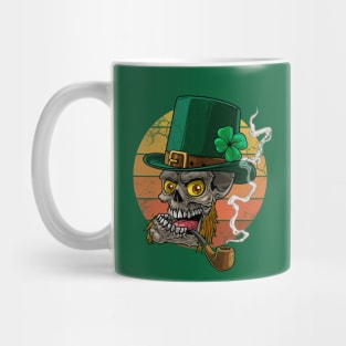 Irish Skeleton Leprechaun St Patrick's Day Mug